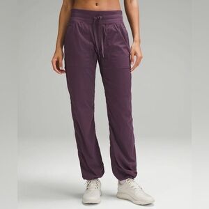 Lululemon Womens Size 4 Dance Studio Mid Rise Pants Purple Full Length